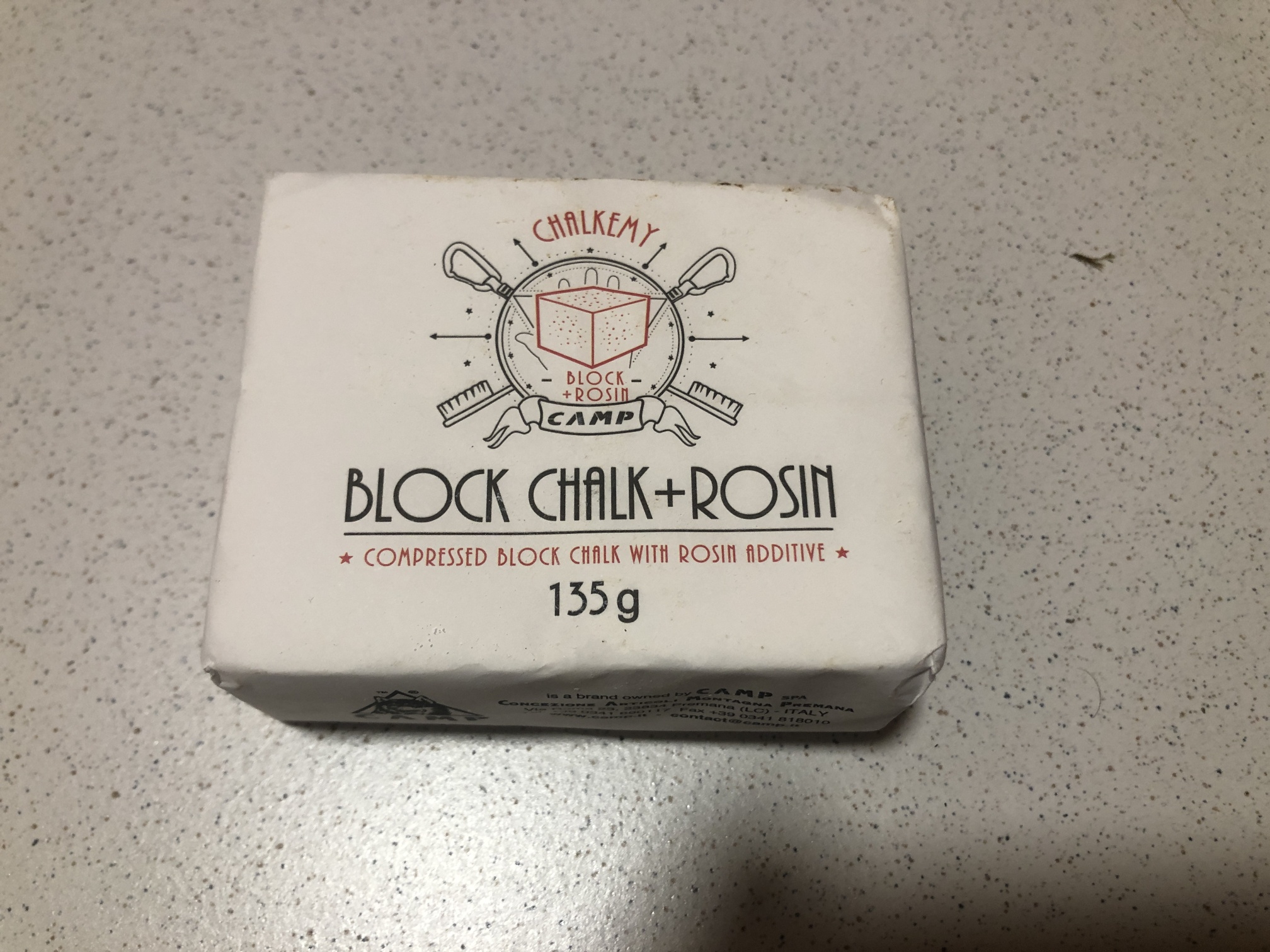 Der Chalkblock von vorne