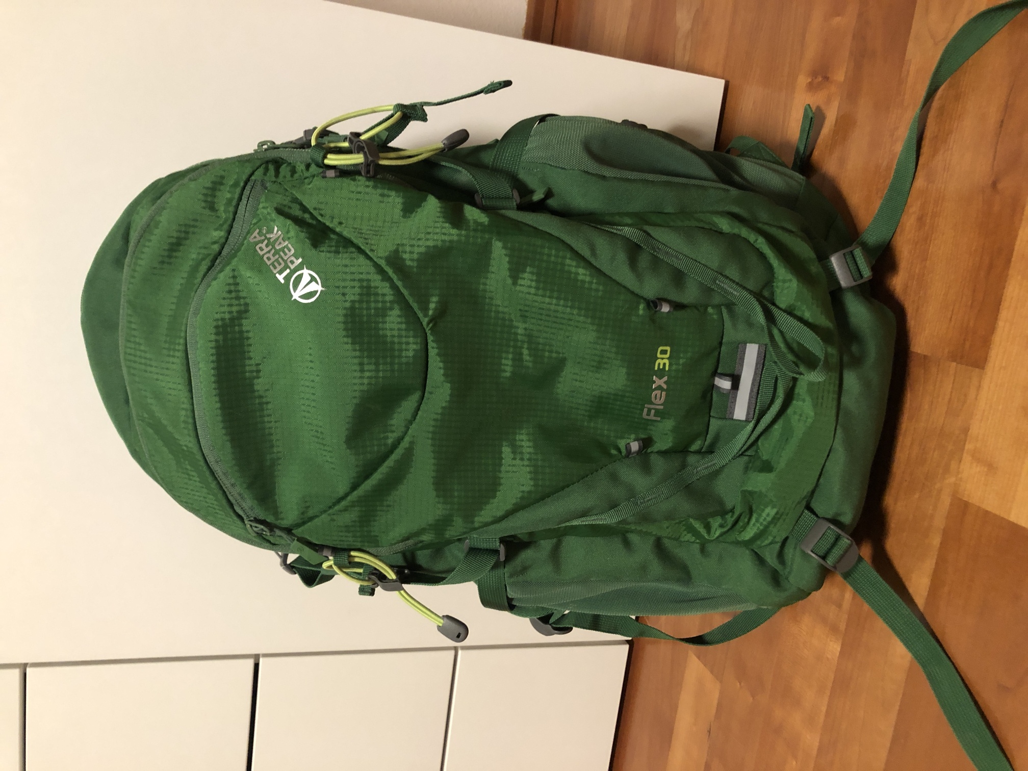 Der Rucksack von vorne