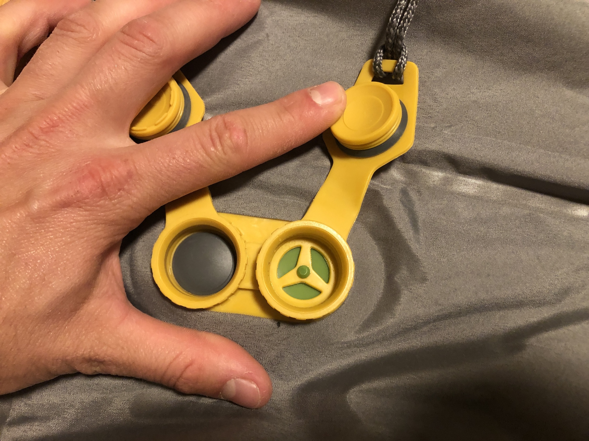Die geöffneten Ventile