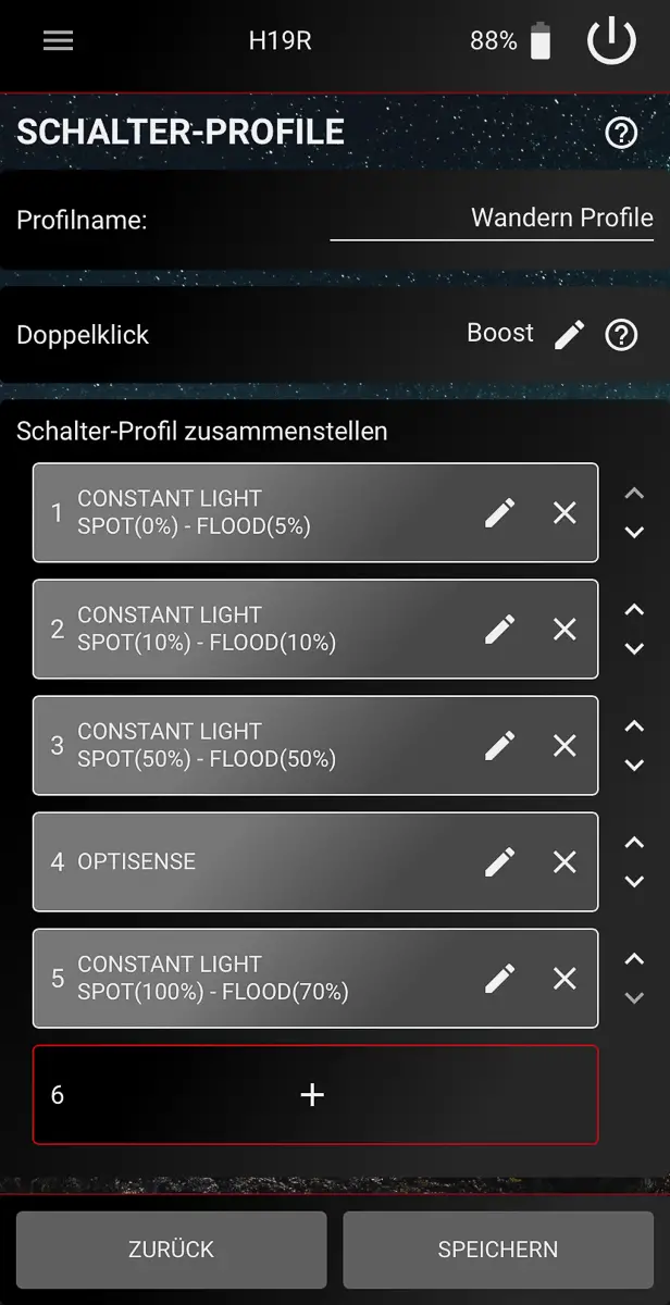 Schalter Profile
