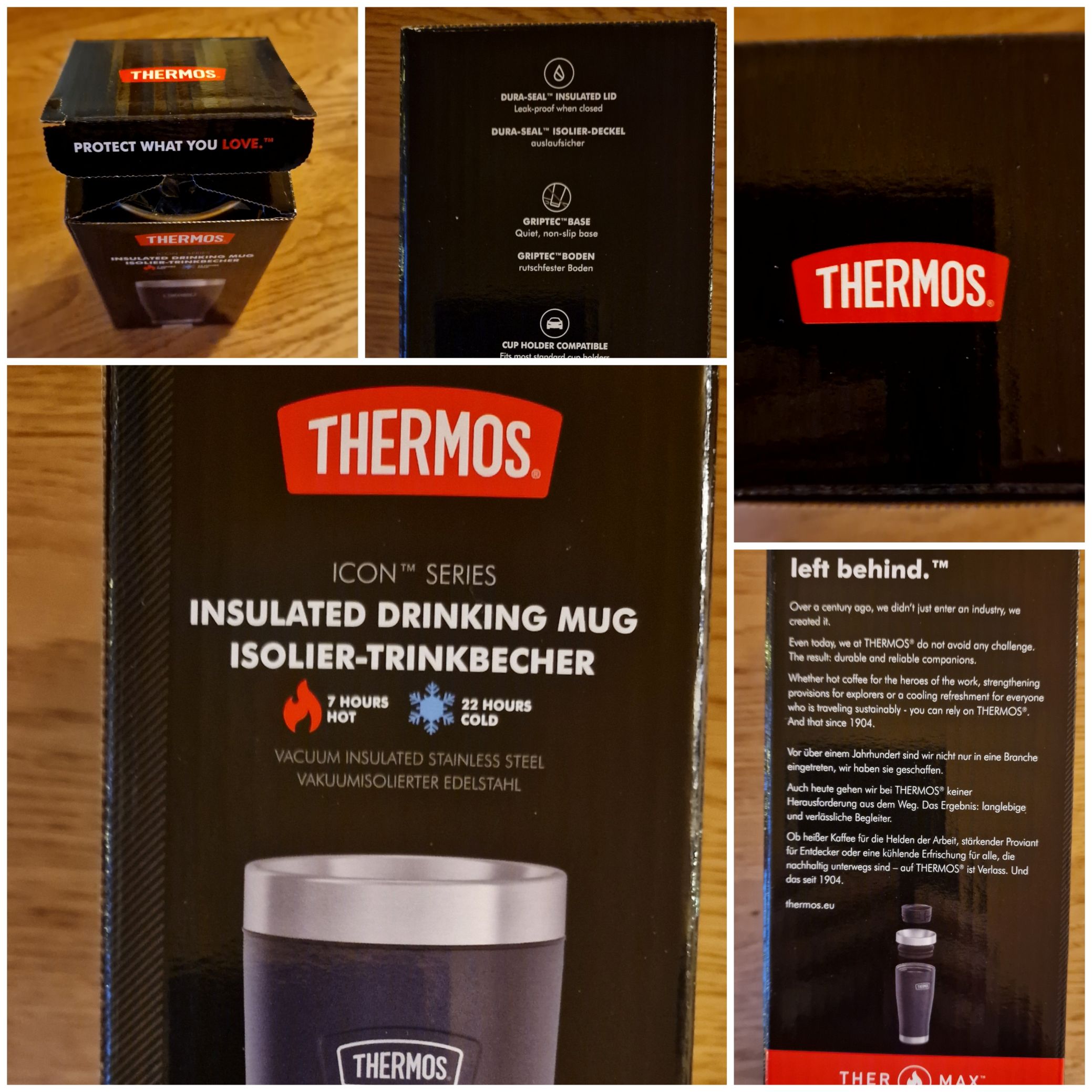 Gut verpackt mit allen wichtigen Informationen. 