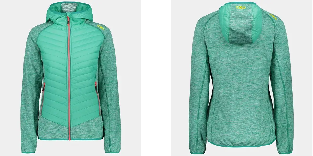 Jacke aus Grid Tech mit Einsätzen in Feel Warm_Damen