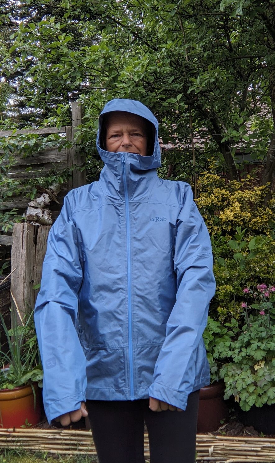 Jacke angezogen