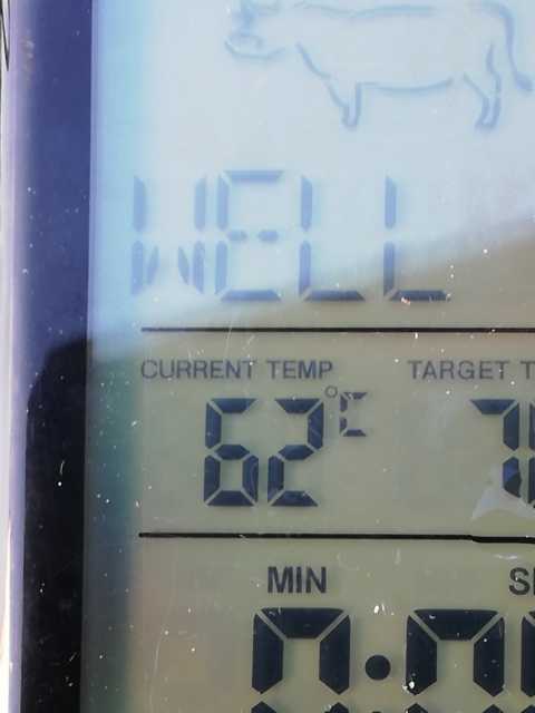&2 Grad warmes Gericht.