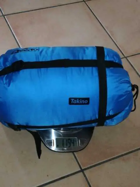 Gewicht  Schlafsack