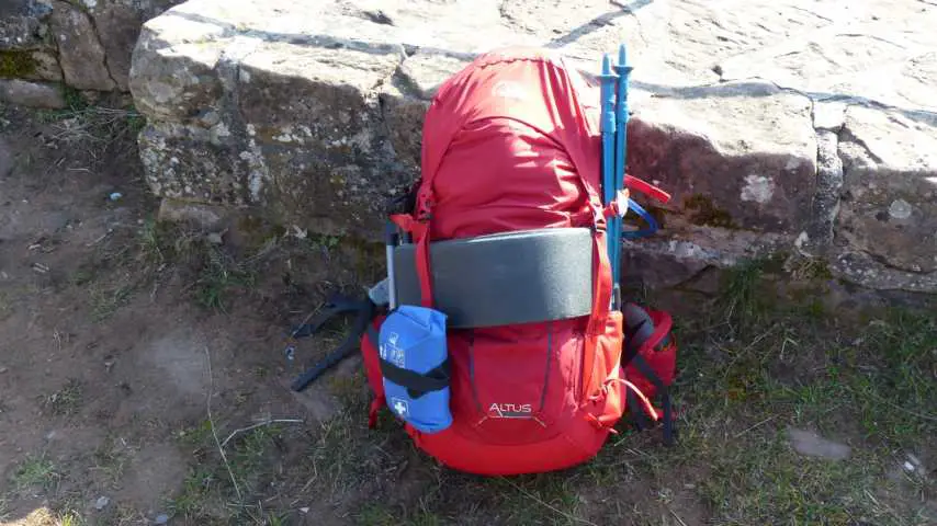 gepackter Rucksack