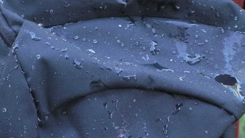 Abperlendes Wasser