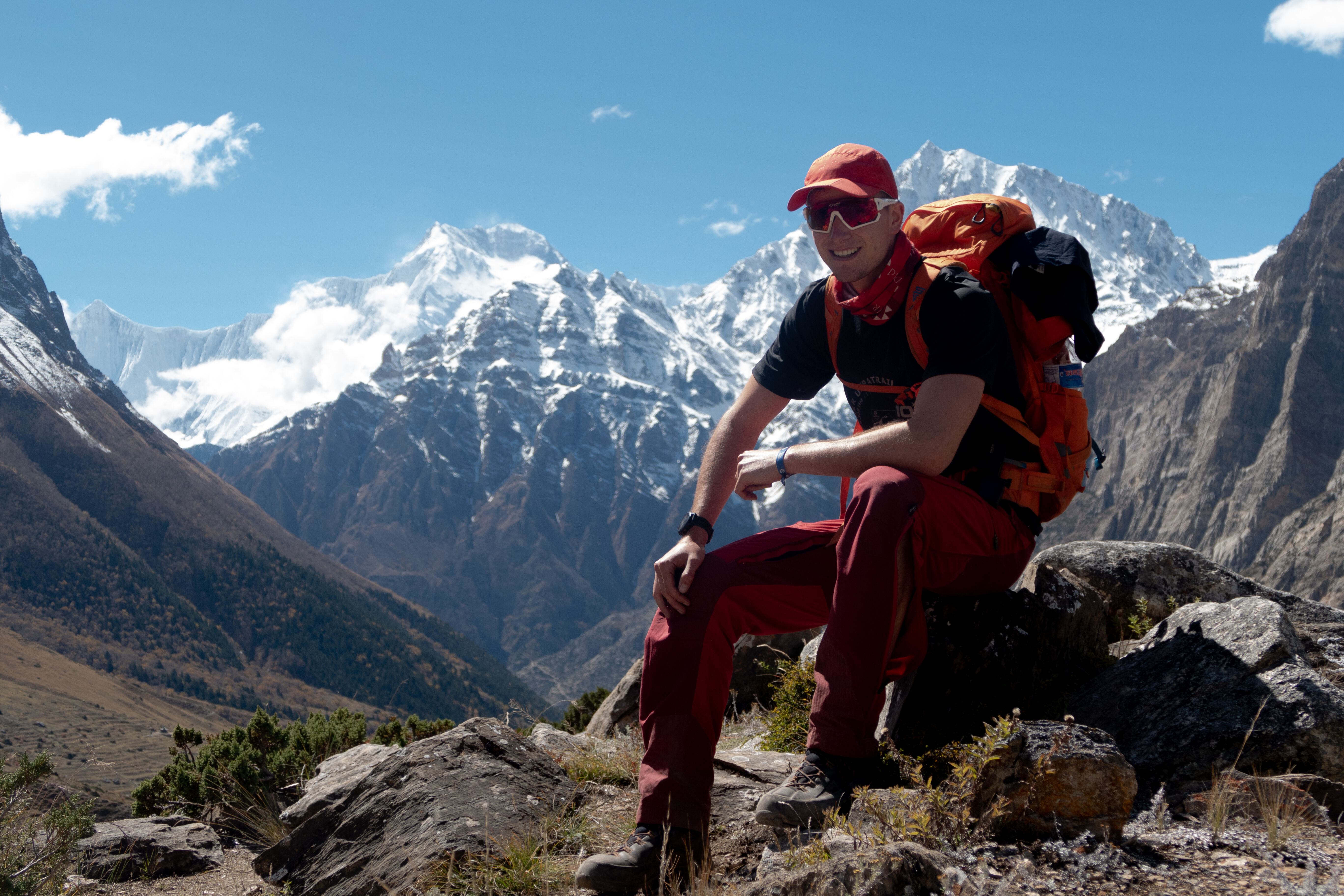 Die Hose beim Einsatz im Himalaya