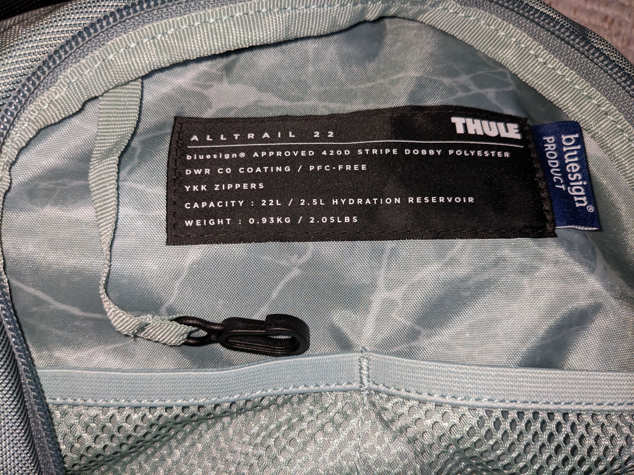Thule Label innen