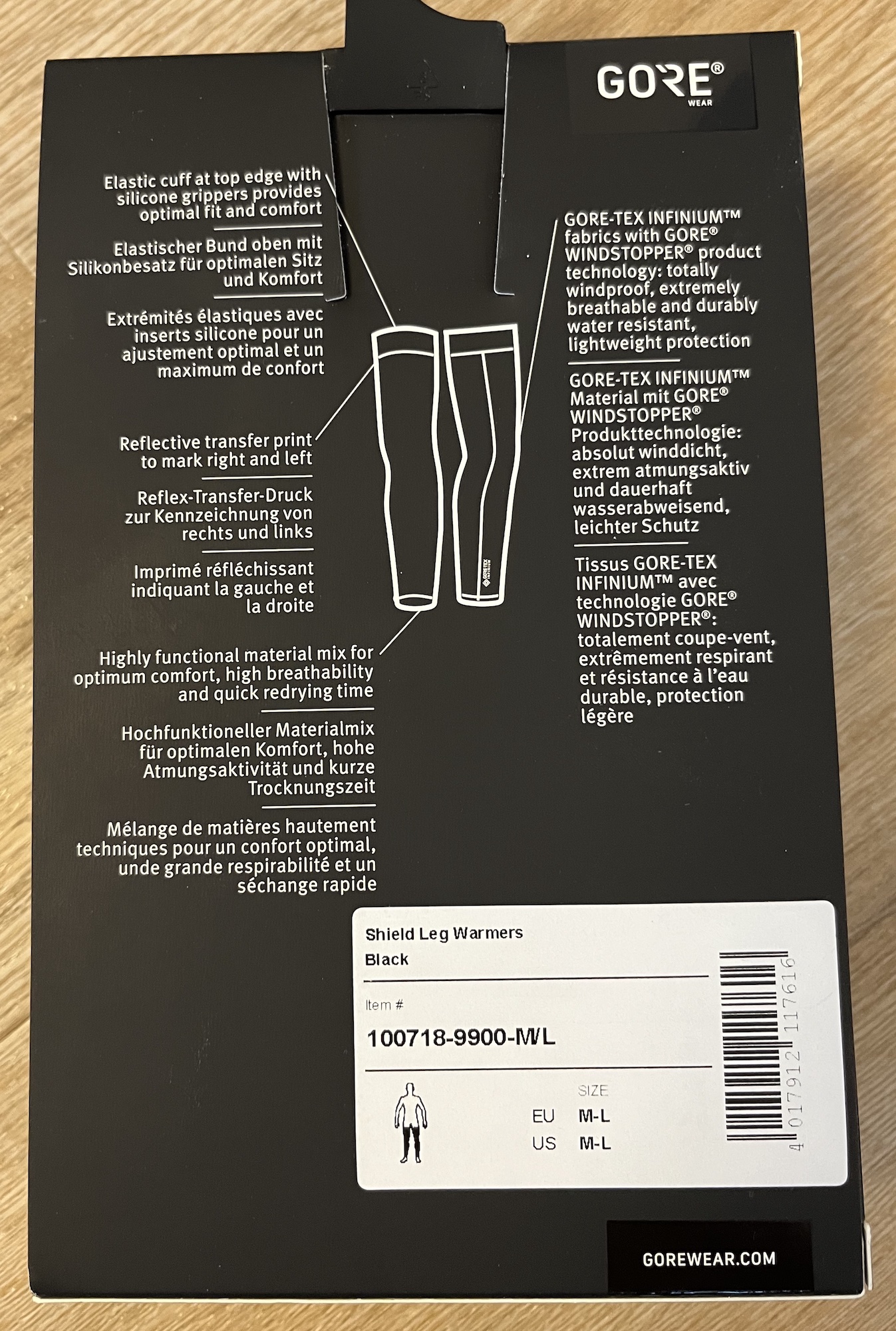 Verpackung Rückseite