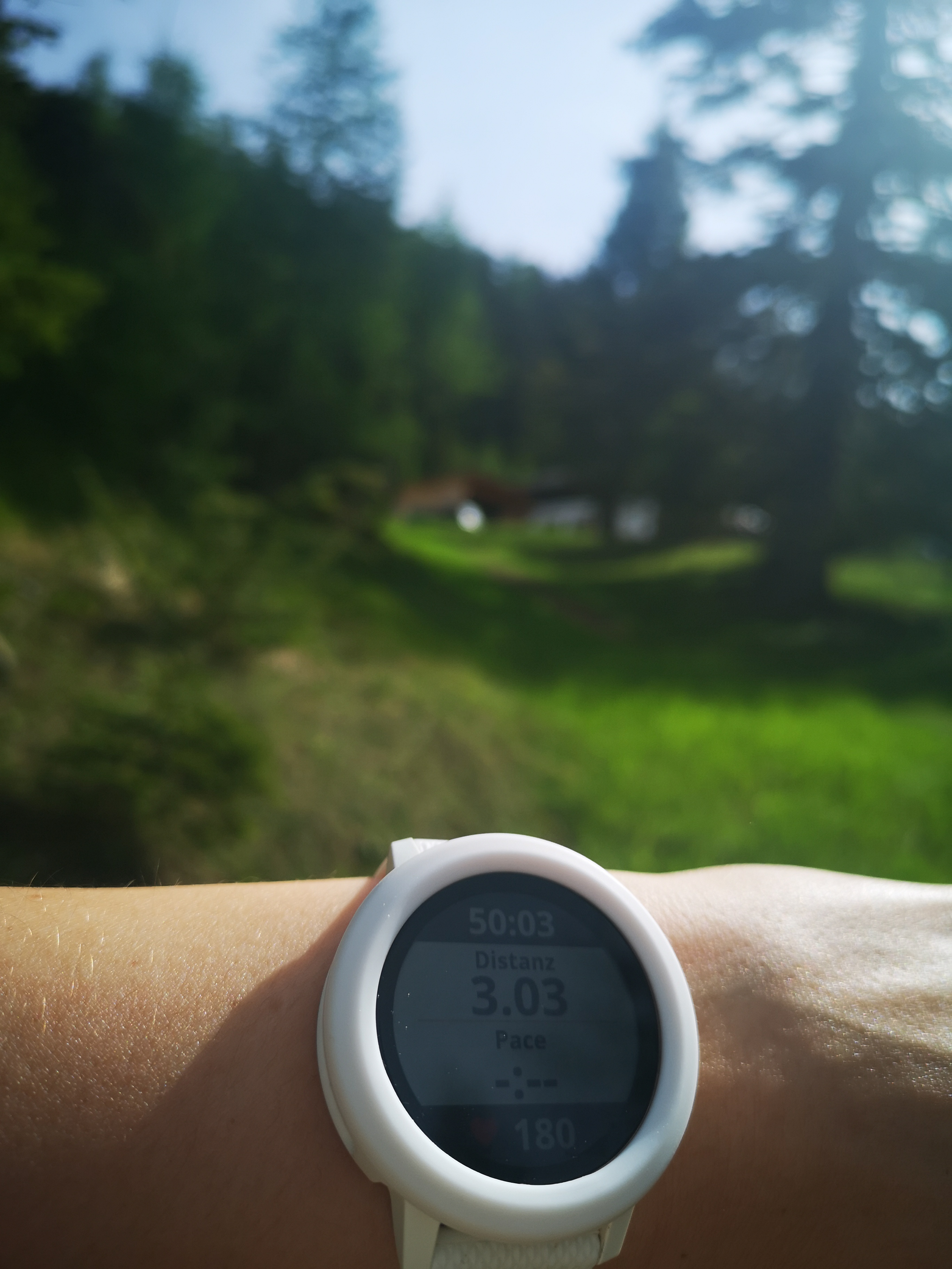 Uhr in Verwendung