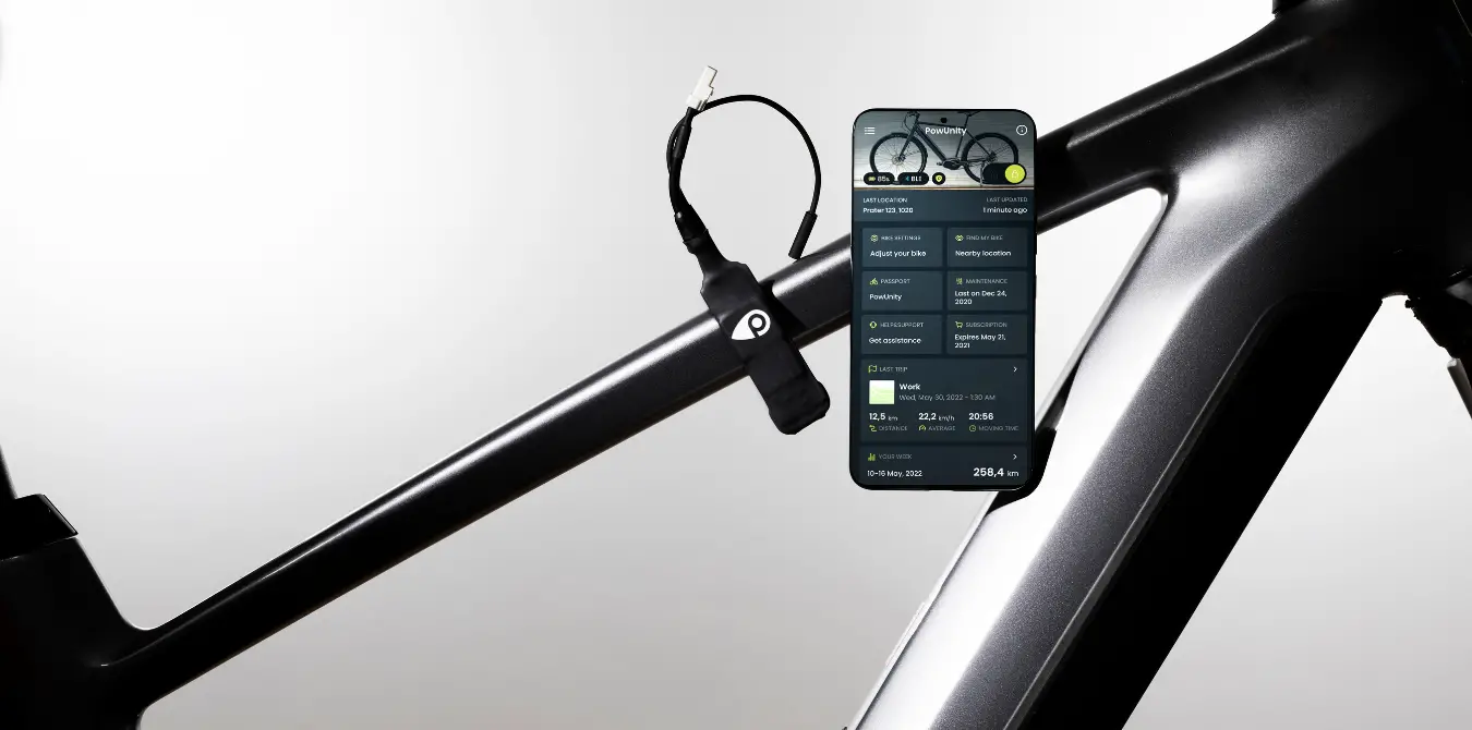Der GPS-Tracker für dein E-Bike - BikeTrax von PowUnity