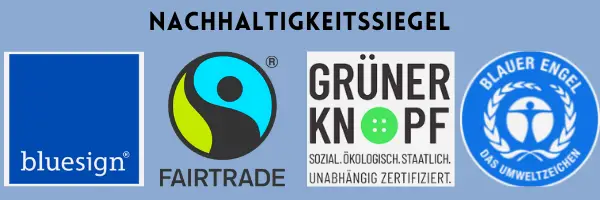 Nachhaltige Outdoorbekleidung, Siegel