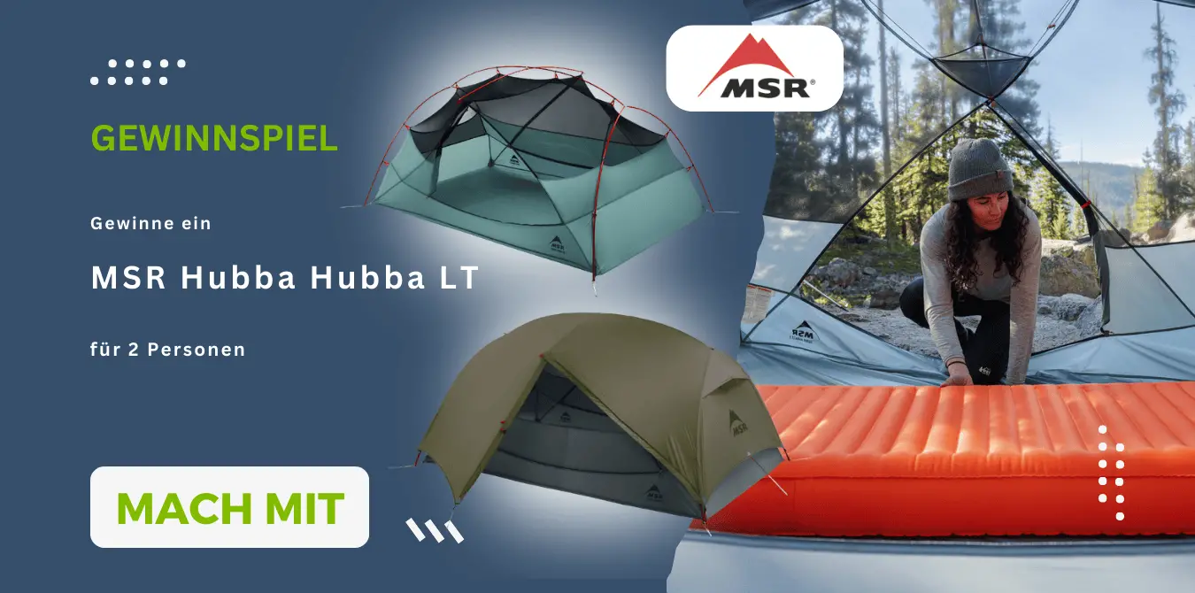 Gewinnspiel MSR Trekkingzelt Hubba Hubba LT