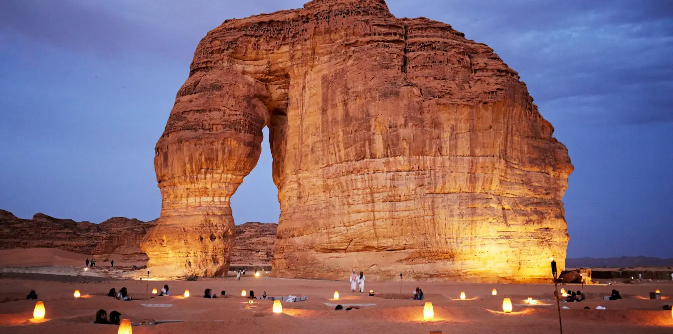 AlUla Hiking in Saudi-Arabien