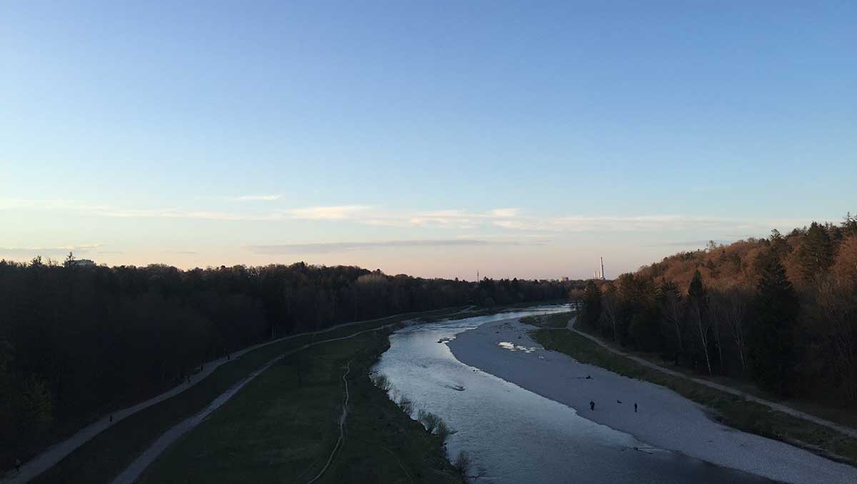 Isar-Trails Mountainbiketour Großhesseloher Brücke