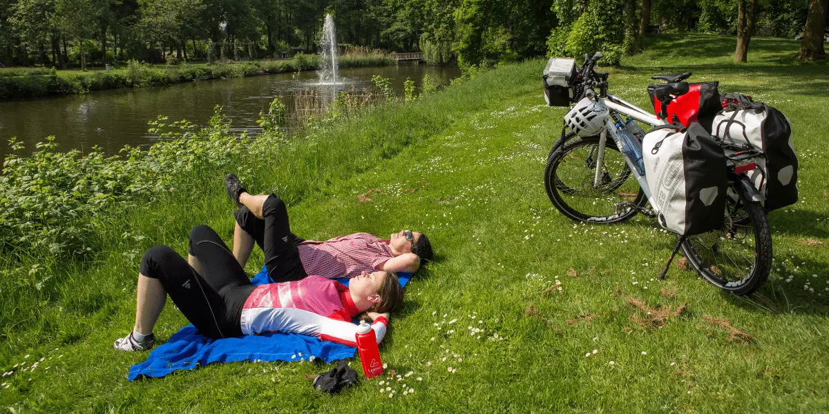 OUTSIDEstories Unterwegs-Tipp Artland-Radtour, entspannen am Wasser