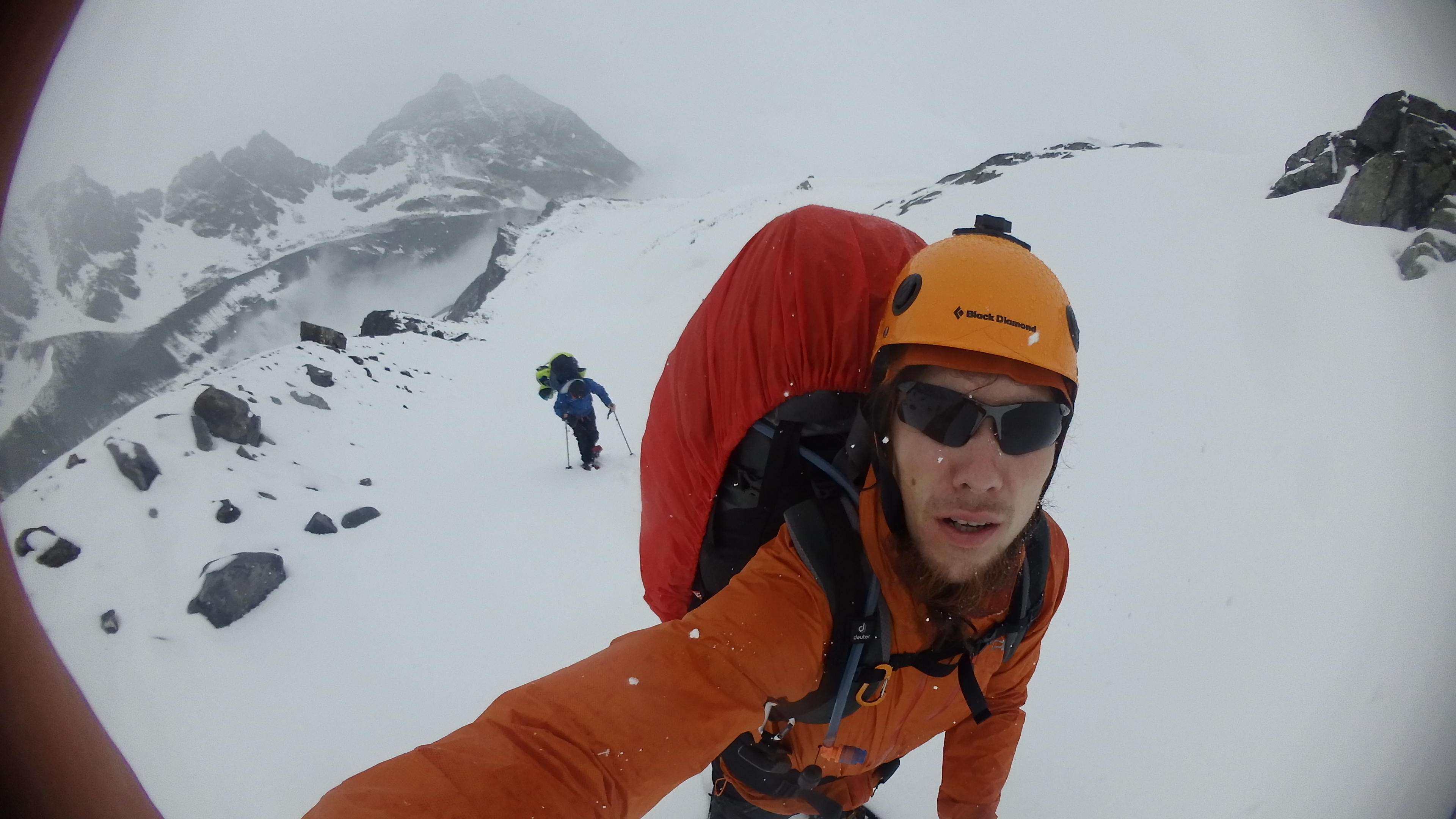Zustieg am Grand Combin in der Schweiz