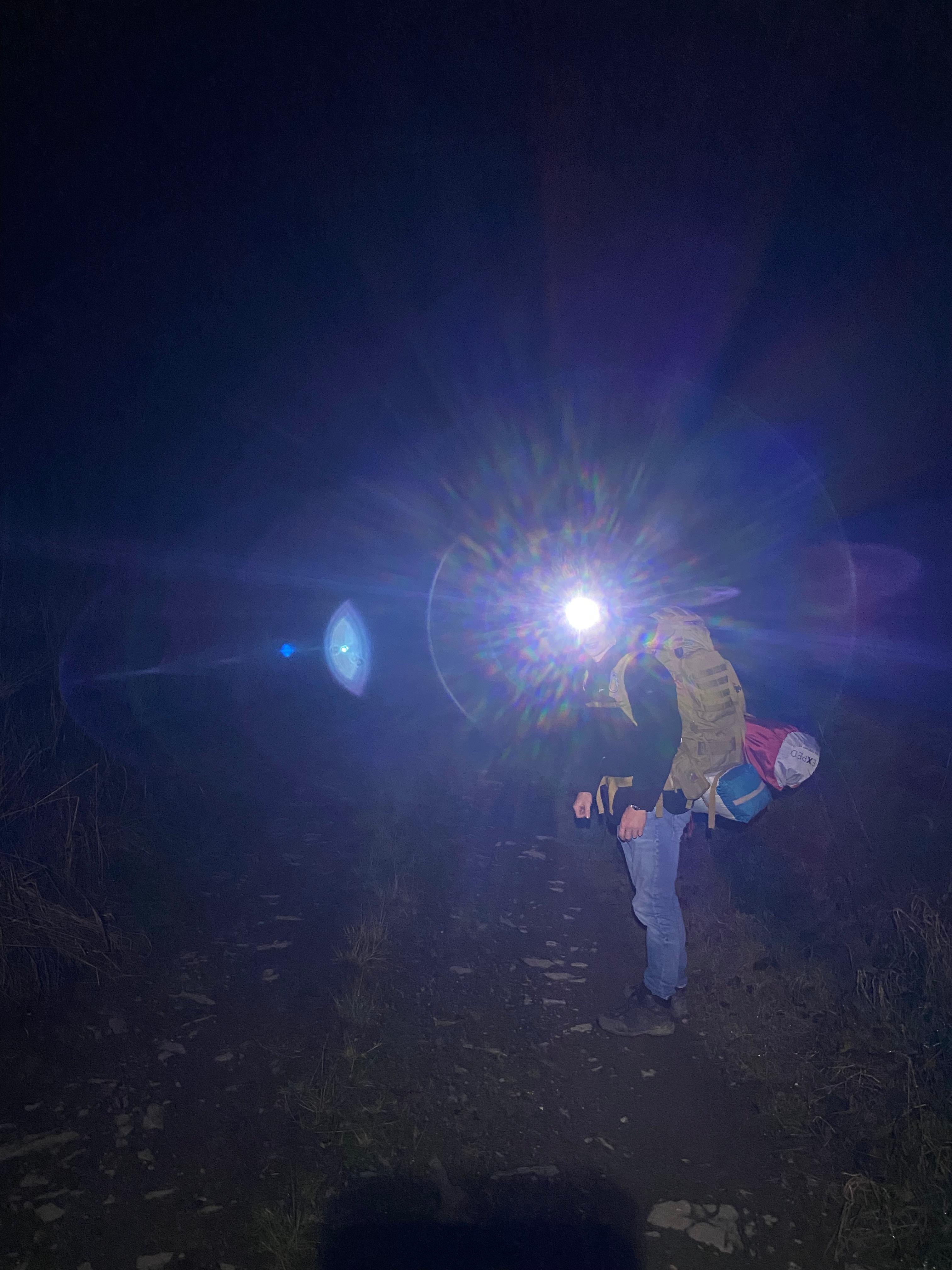 Ledlenser an der Person