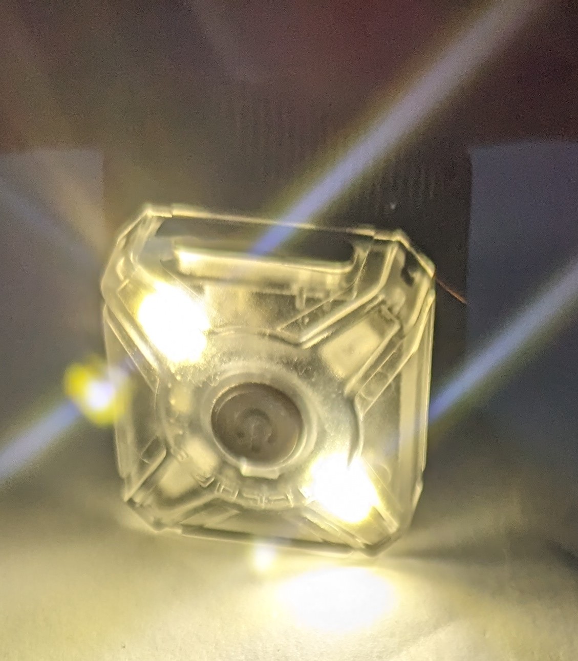 Lampe mit hellem Licht