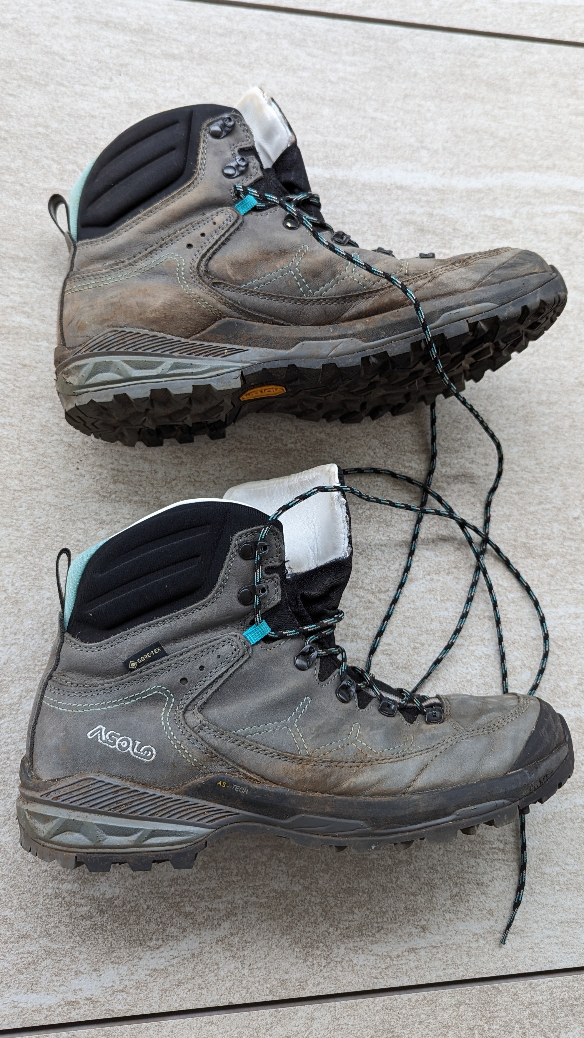 dreckige Schuhe