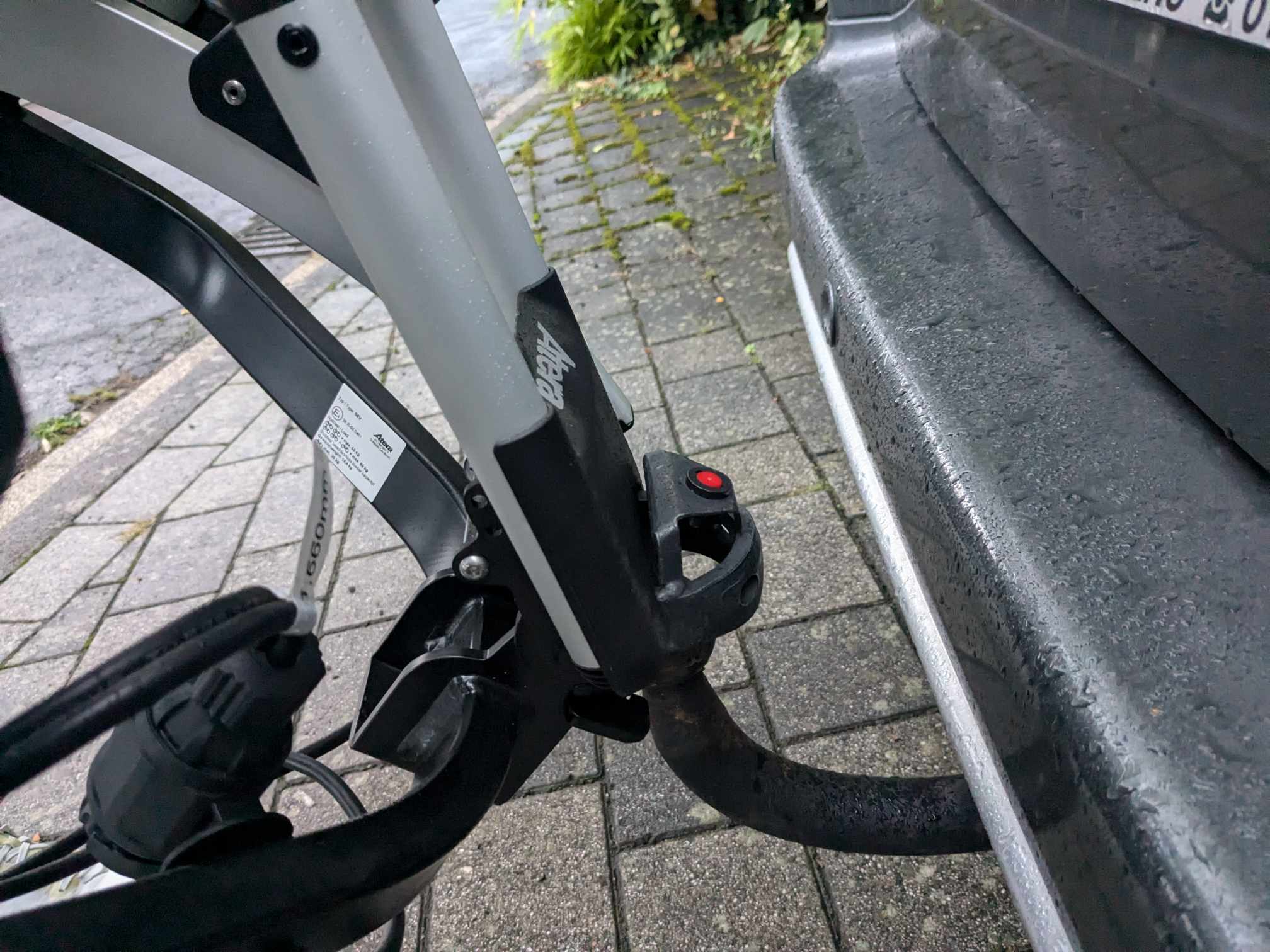 Man sieht die Position aus der der Träger aufgesetzt werden kann