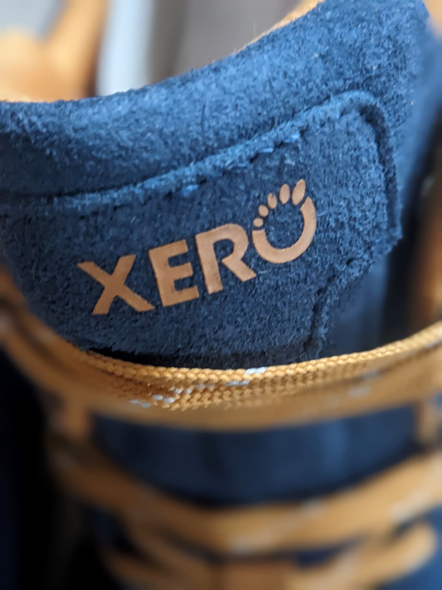 Logo am Schuh