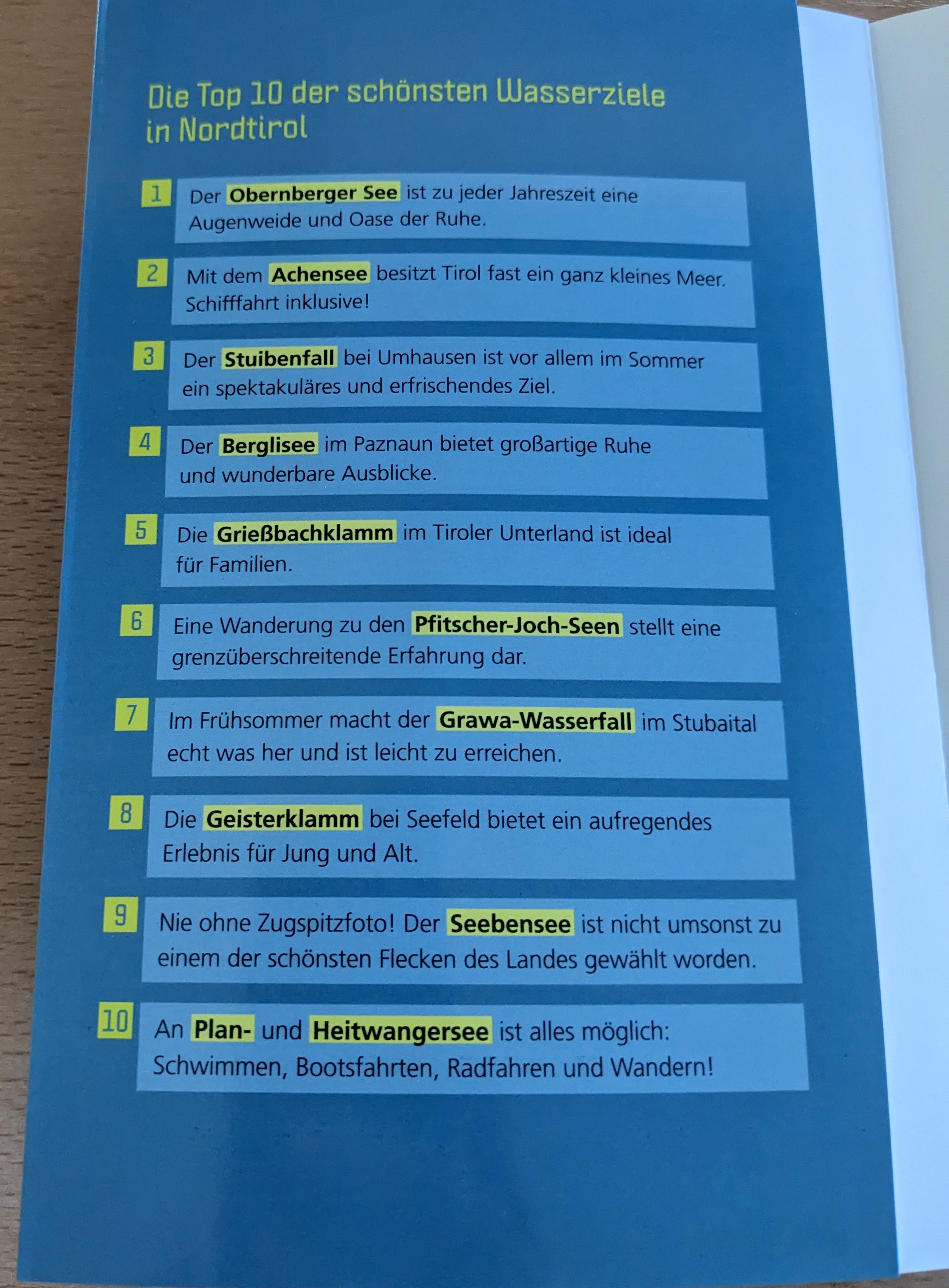 Top 10 Wanderungen