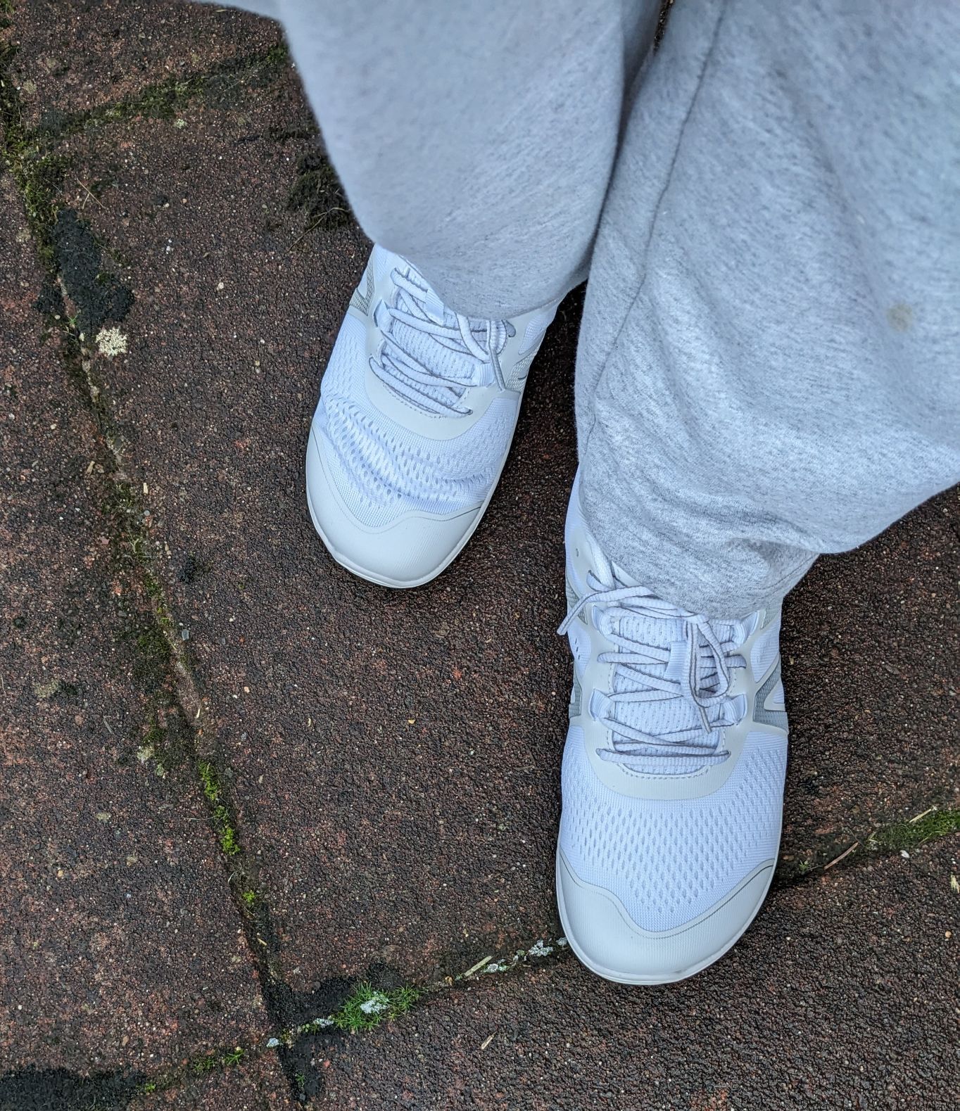 Schuhe am Fuß