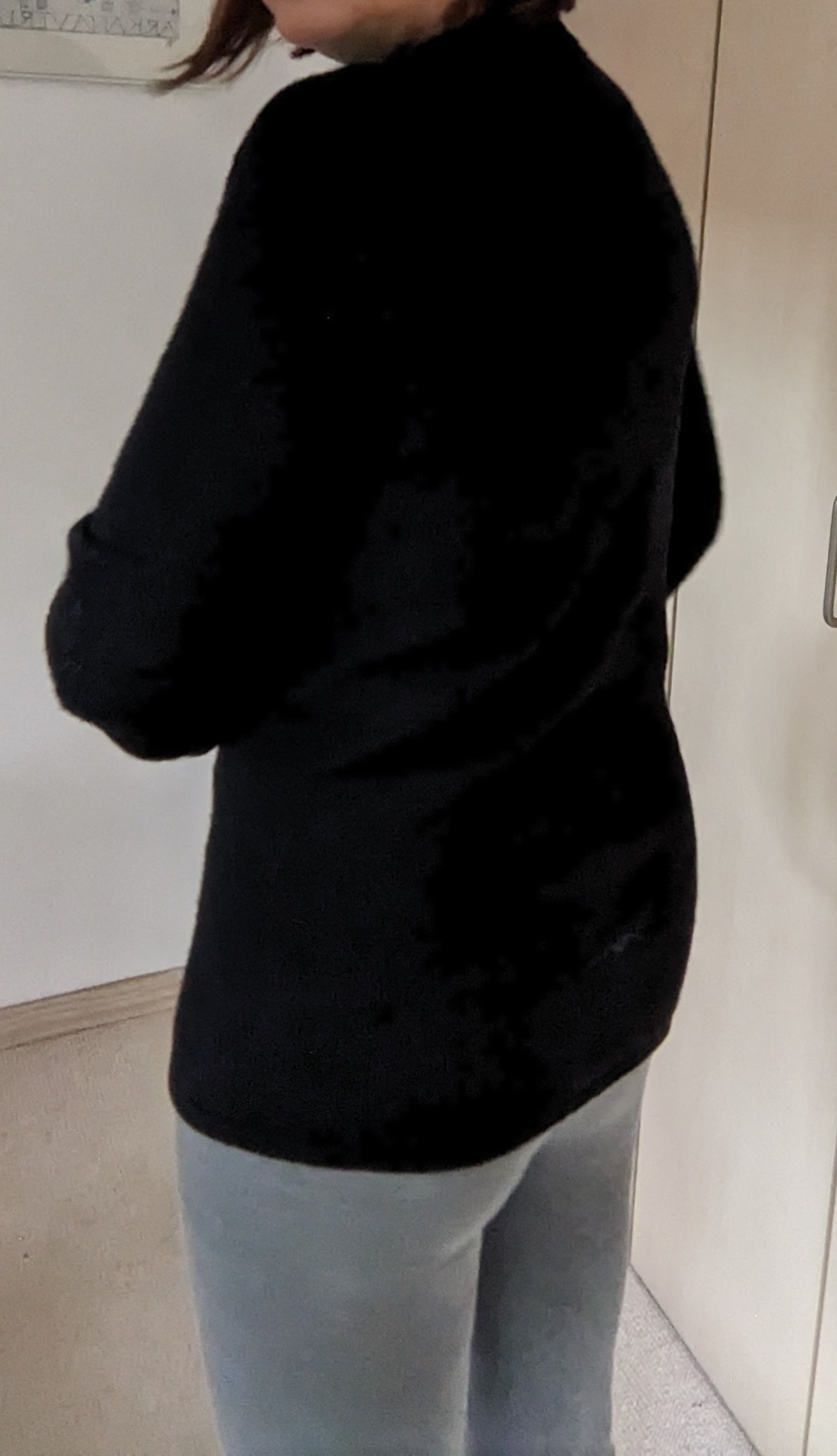 Angezogen von hinten