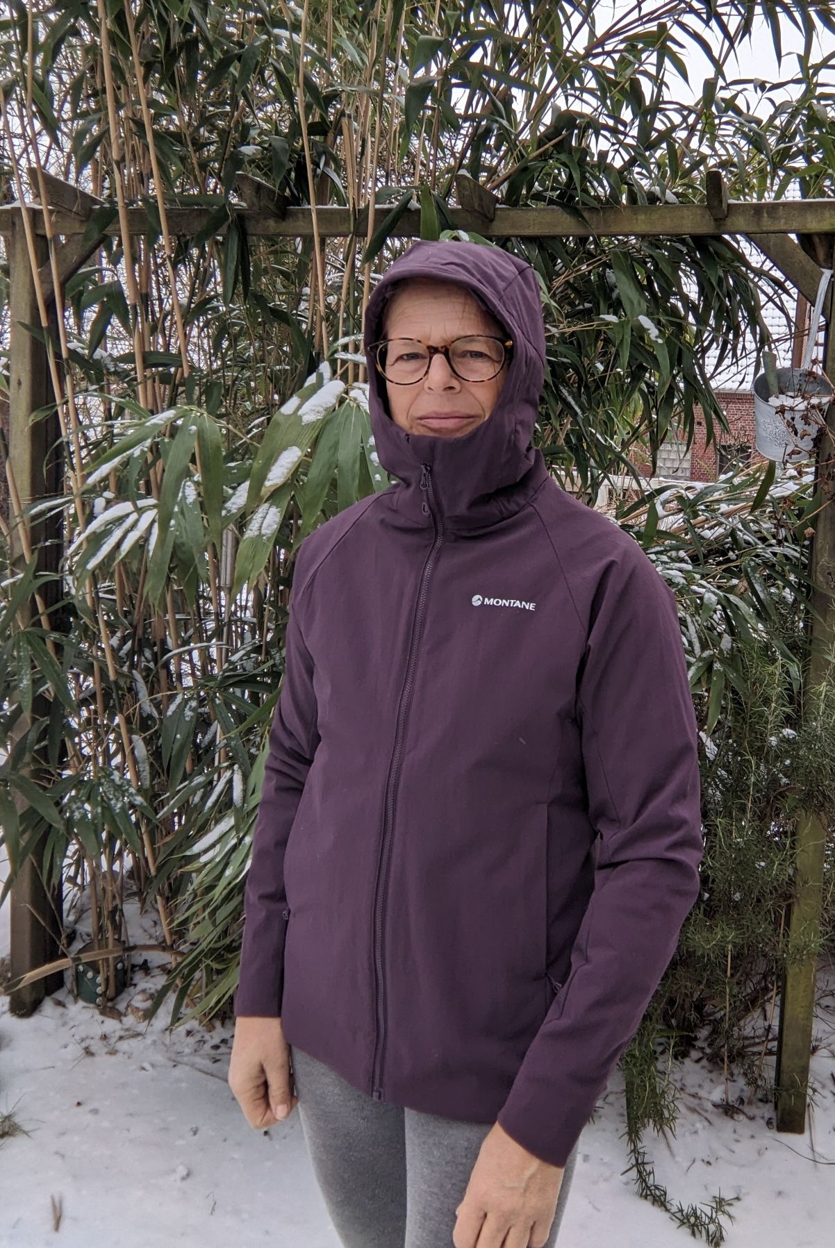 Jacke getragen