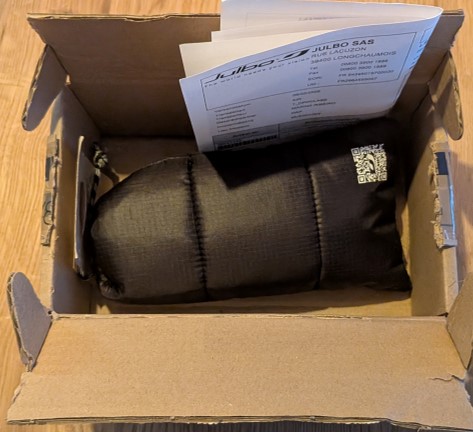 JULBO Faster Paket mit Lieferschein und Brille in Hülle