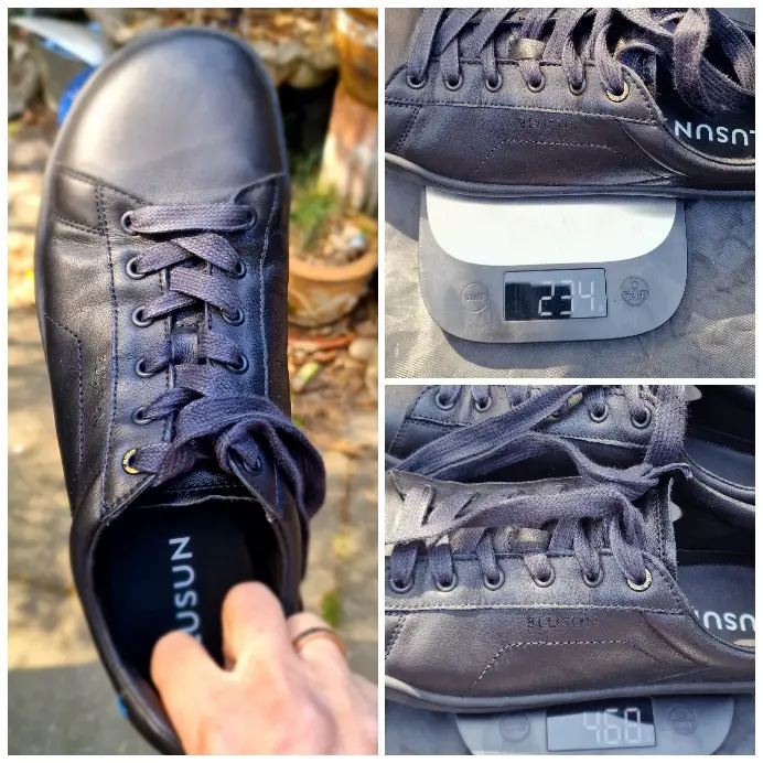 Leicht, flexibel und sehr gut zu pflegen, ein Ledersneaker zum Barfußlaufen.
