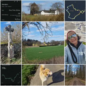 Auch mal beim Wandern getragen.