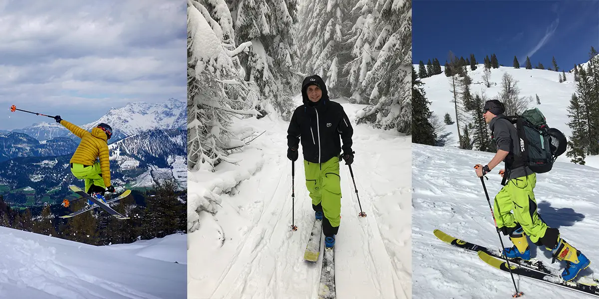 Produkt-Tester_Basti_Sauf der Piste im Backountry auf Skitour