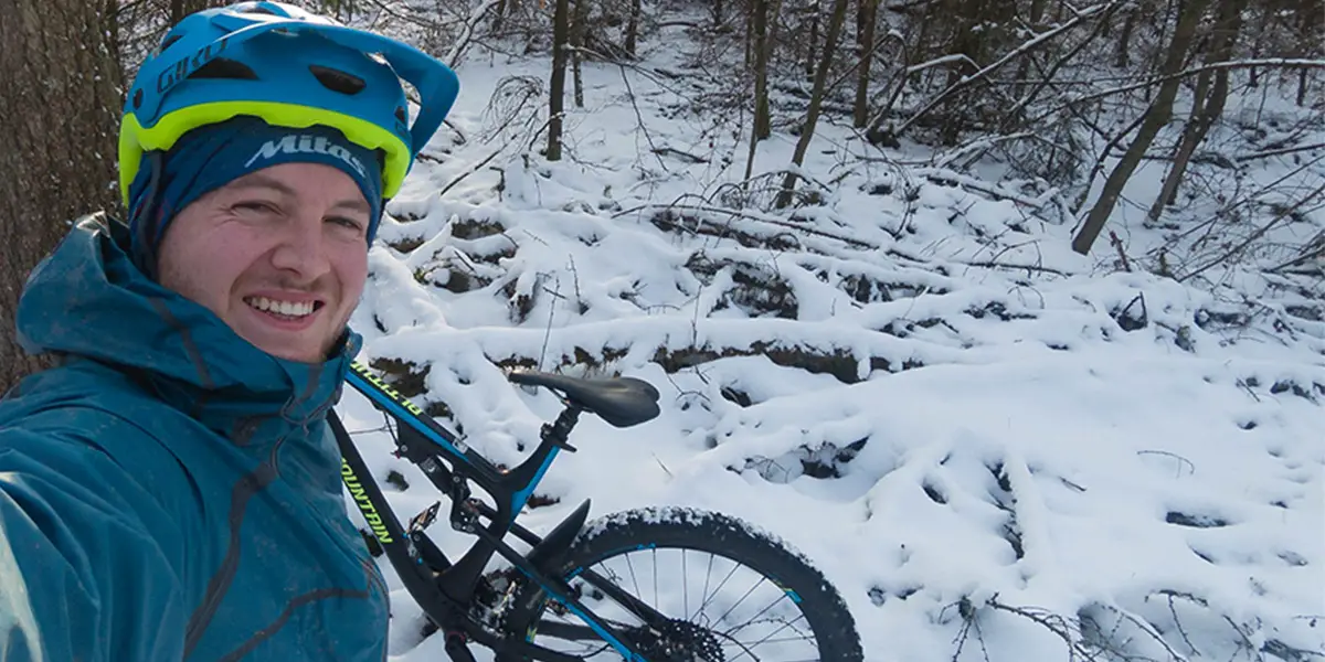 Produkt-Tester_davhoffi_Biketour im Schnee