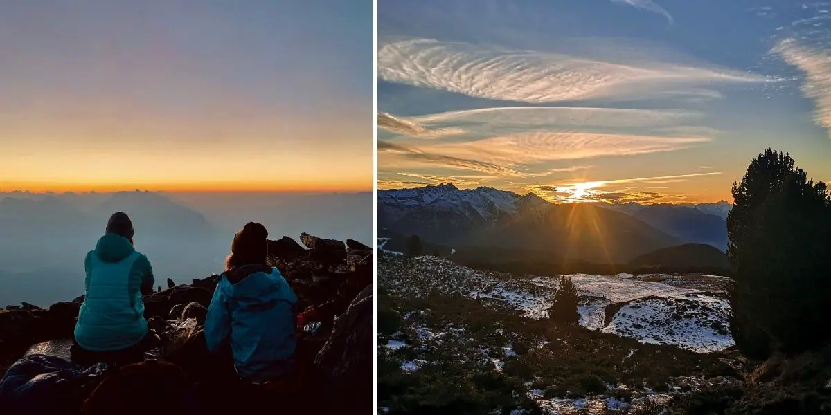 Produkt-Testerin_patriciancklr_Bergpanorama bei Sonnenuntergang