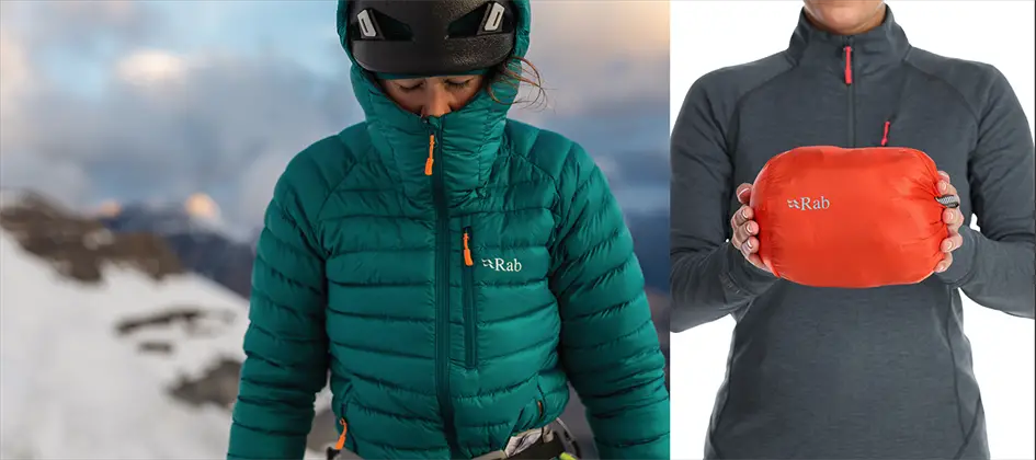 Nachhaltige Outdoorbekleidung Lagerung Daunenjacken