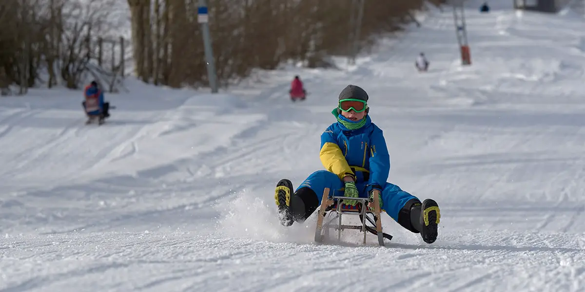 Rodeln Lenggries -Winteraktivitäten rund um Lenggries