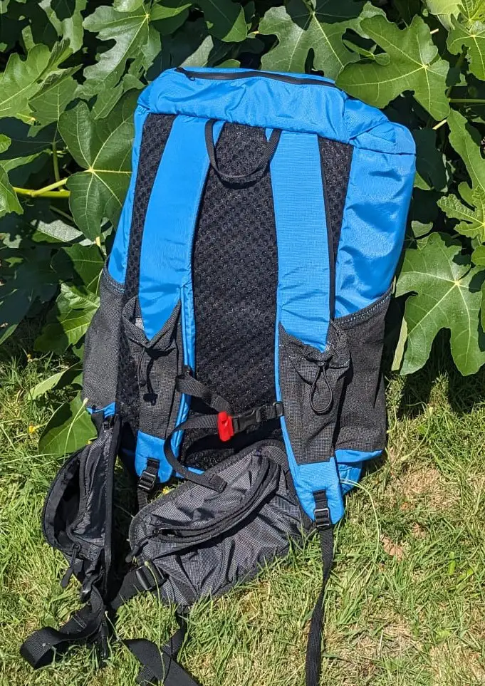 Ansicht Rucksack von hinten