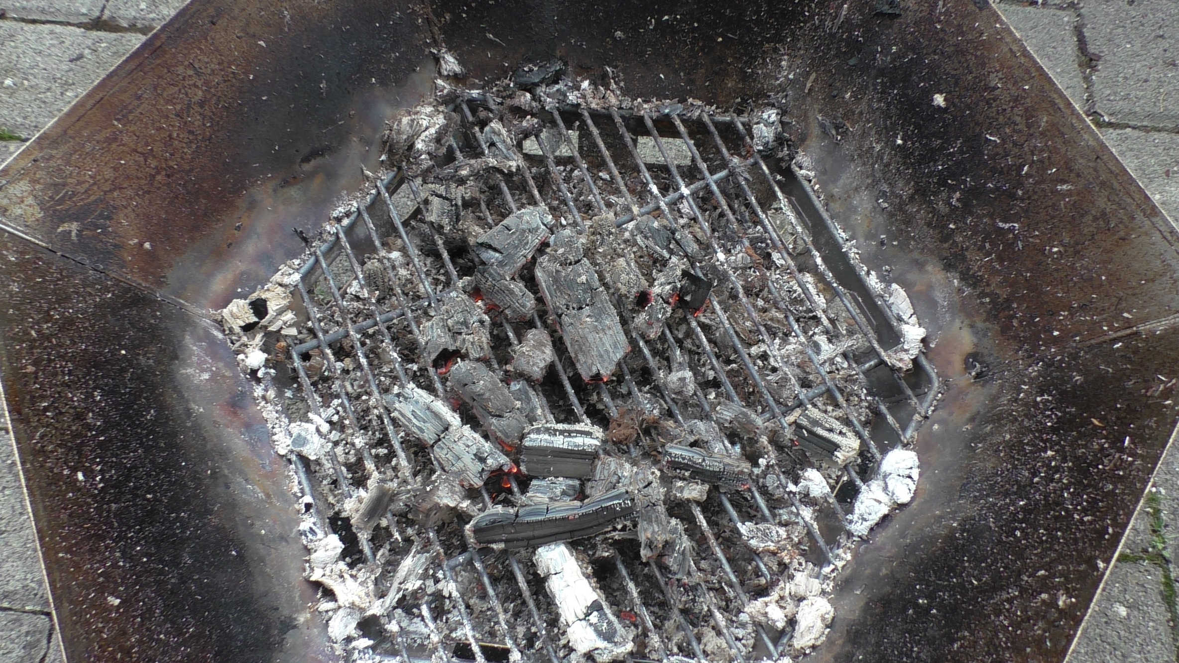 verschmutzter Grill