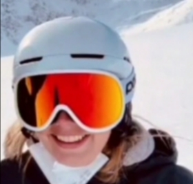 Helm mit Schibrille