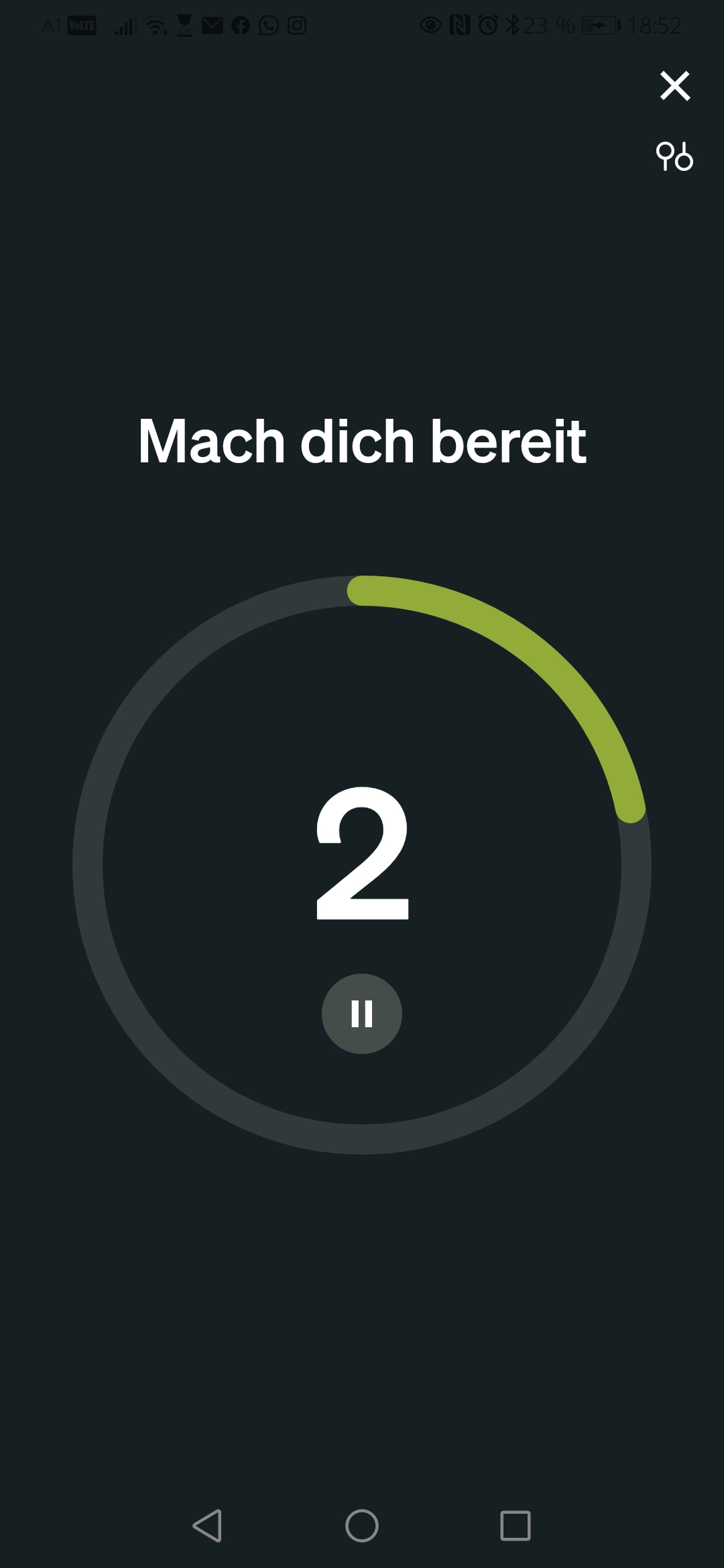 Blackroll App Start Programm