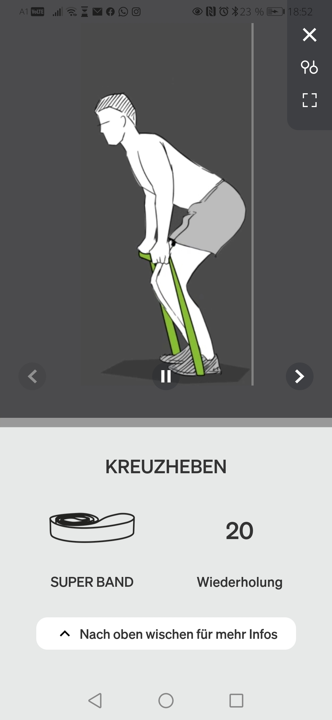 Blackroll App Übung