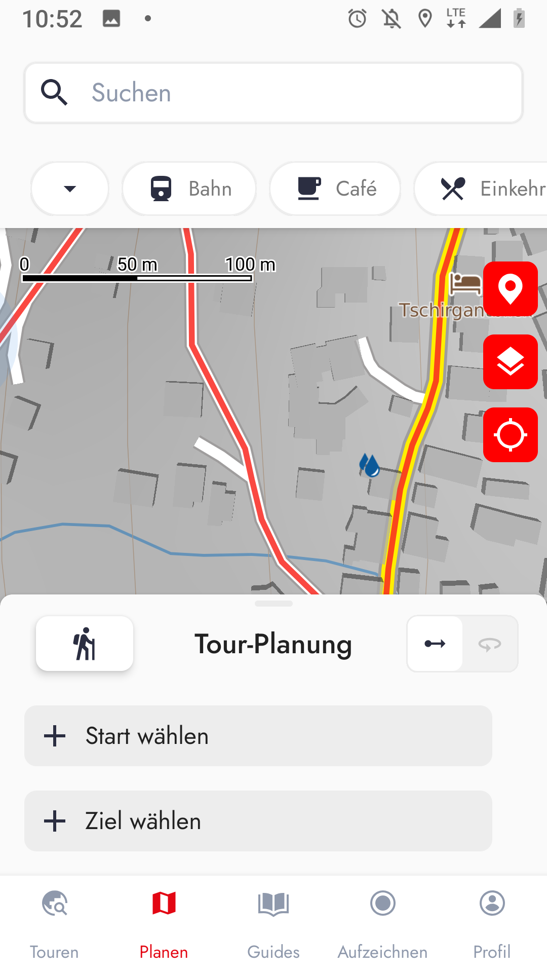 Straßenkarte 
