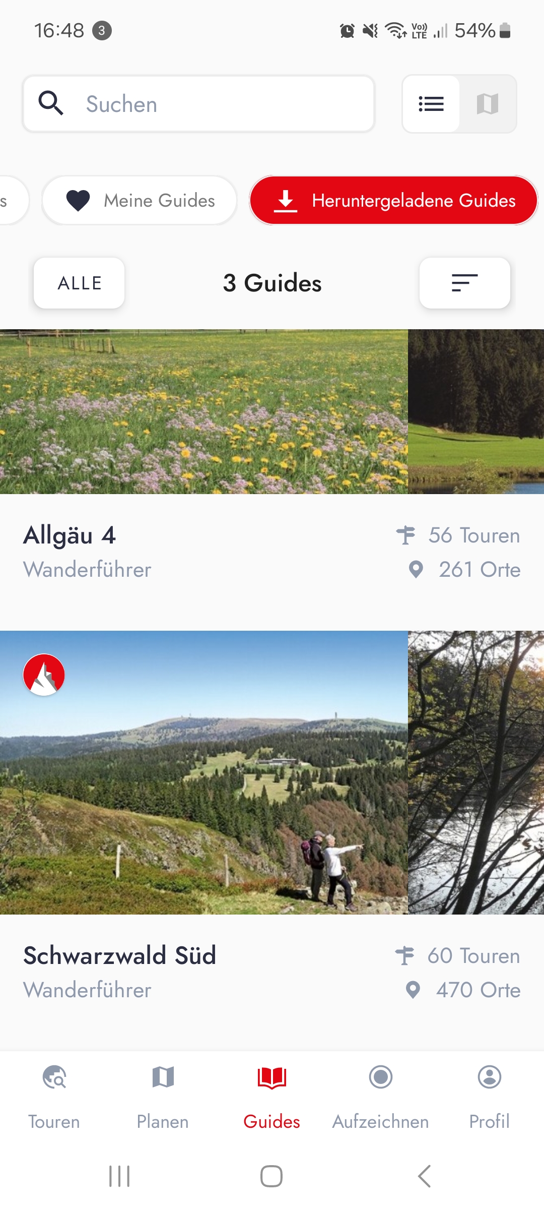 Es stehen viele Guides zum runterladen bereit