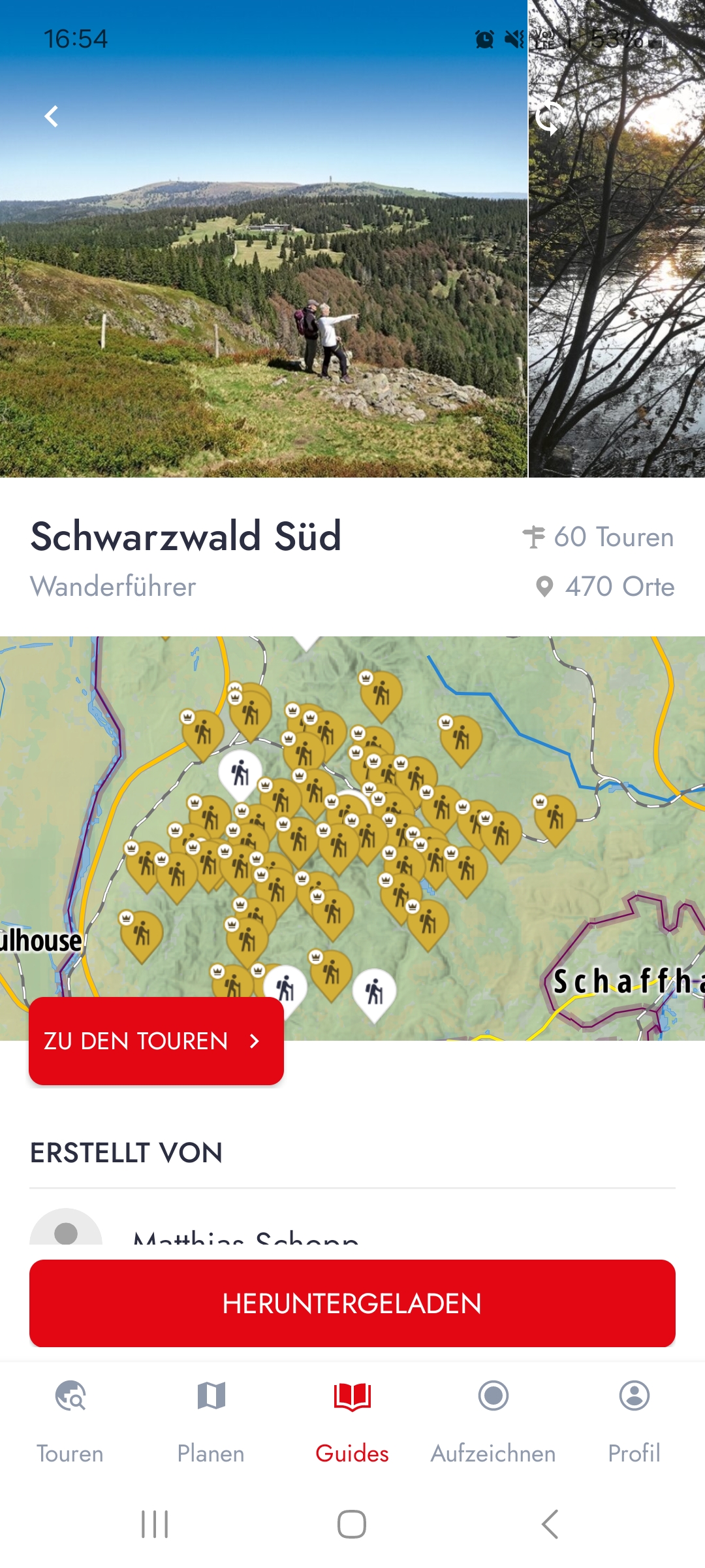 Alle Touren im Überblick
