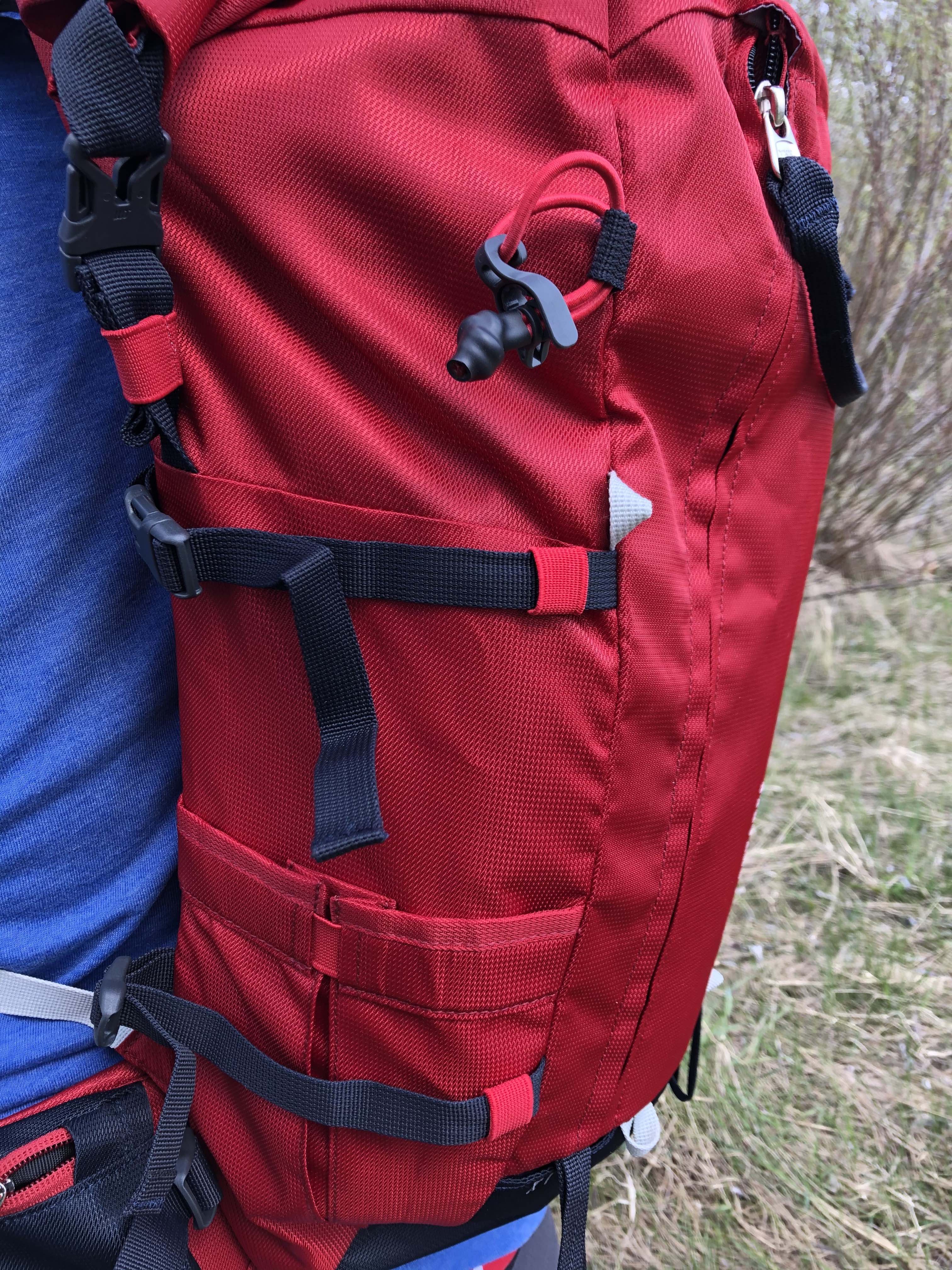 Seitliche Tasche