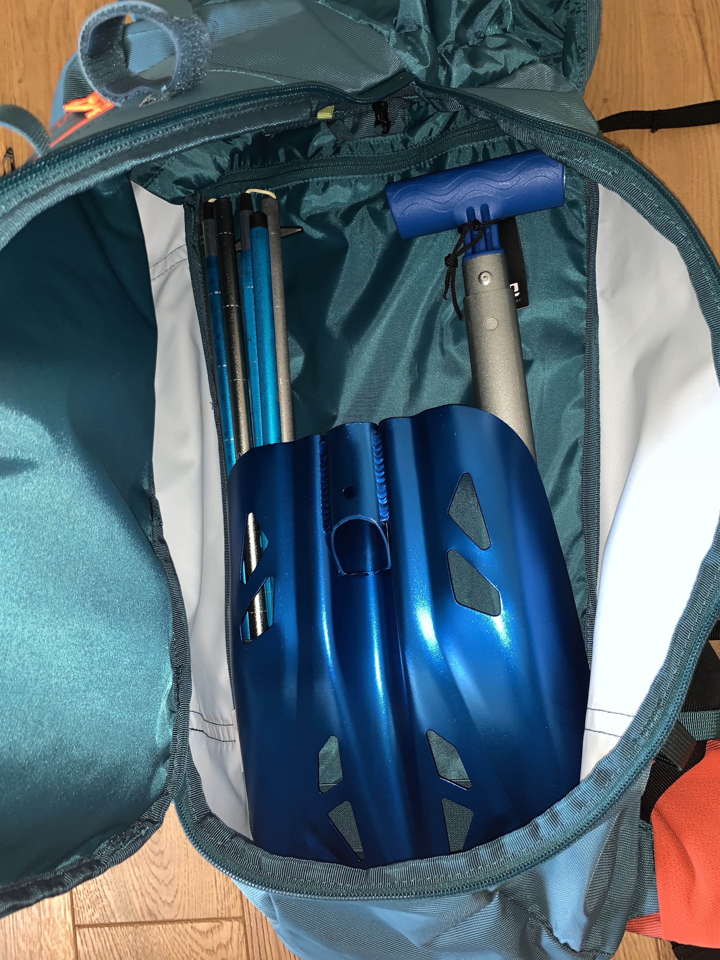Schaufel und Sonde