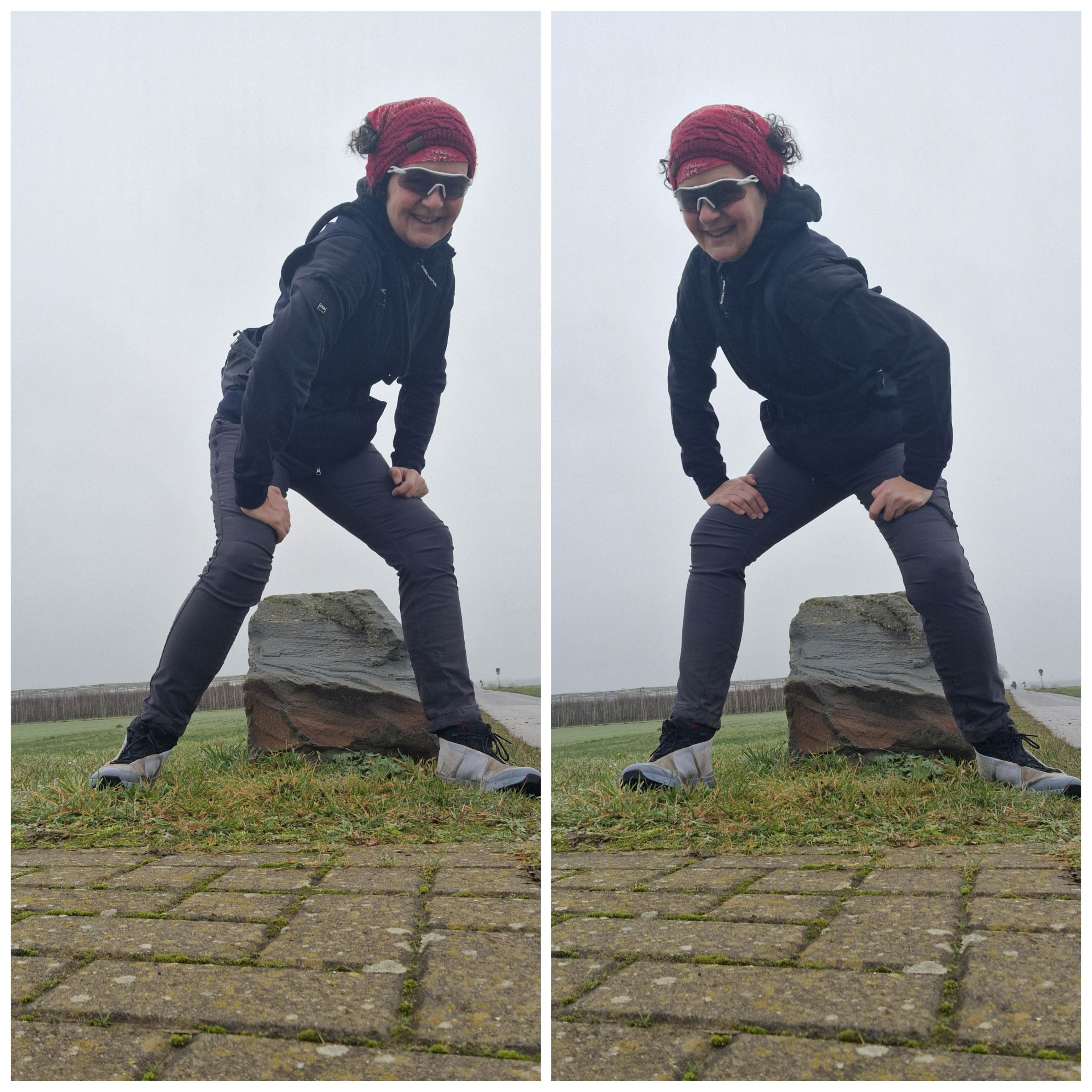 Nebel und Feuchtigkeit konnten der Jacke nichts anhaben.